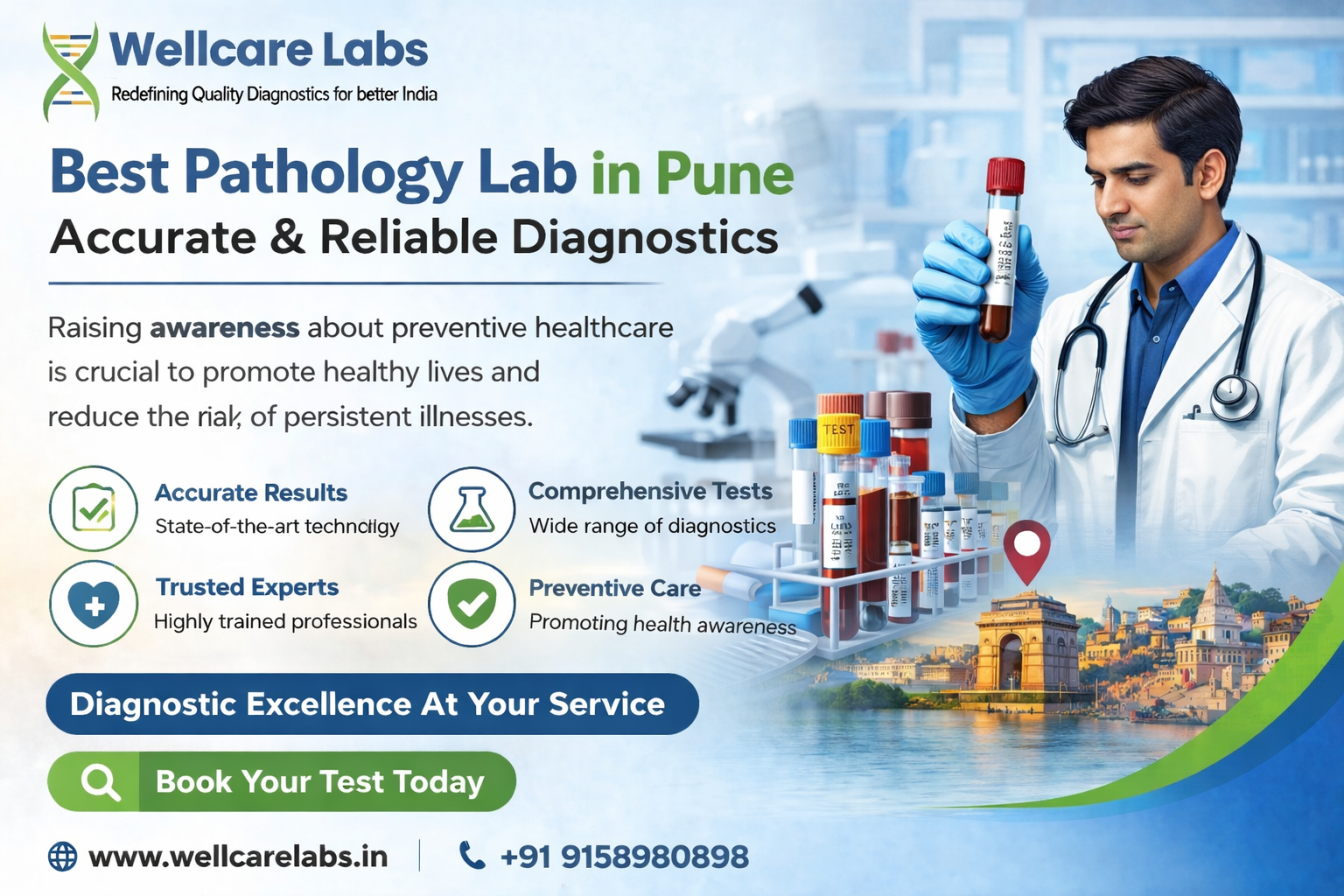 Best Pathology Lab in Pune | Accurate & Reliable Diagnostics | Wellcare Labs
